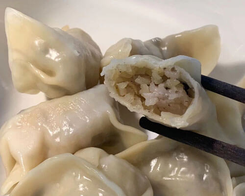 省钱菜谱:0.29元/个的香菇土豆猪肉饺子(1h)