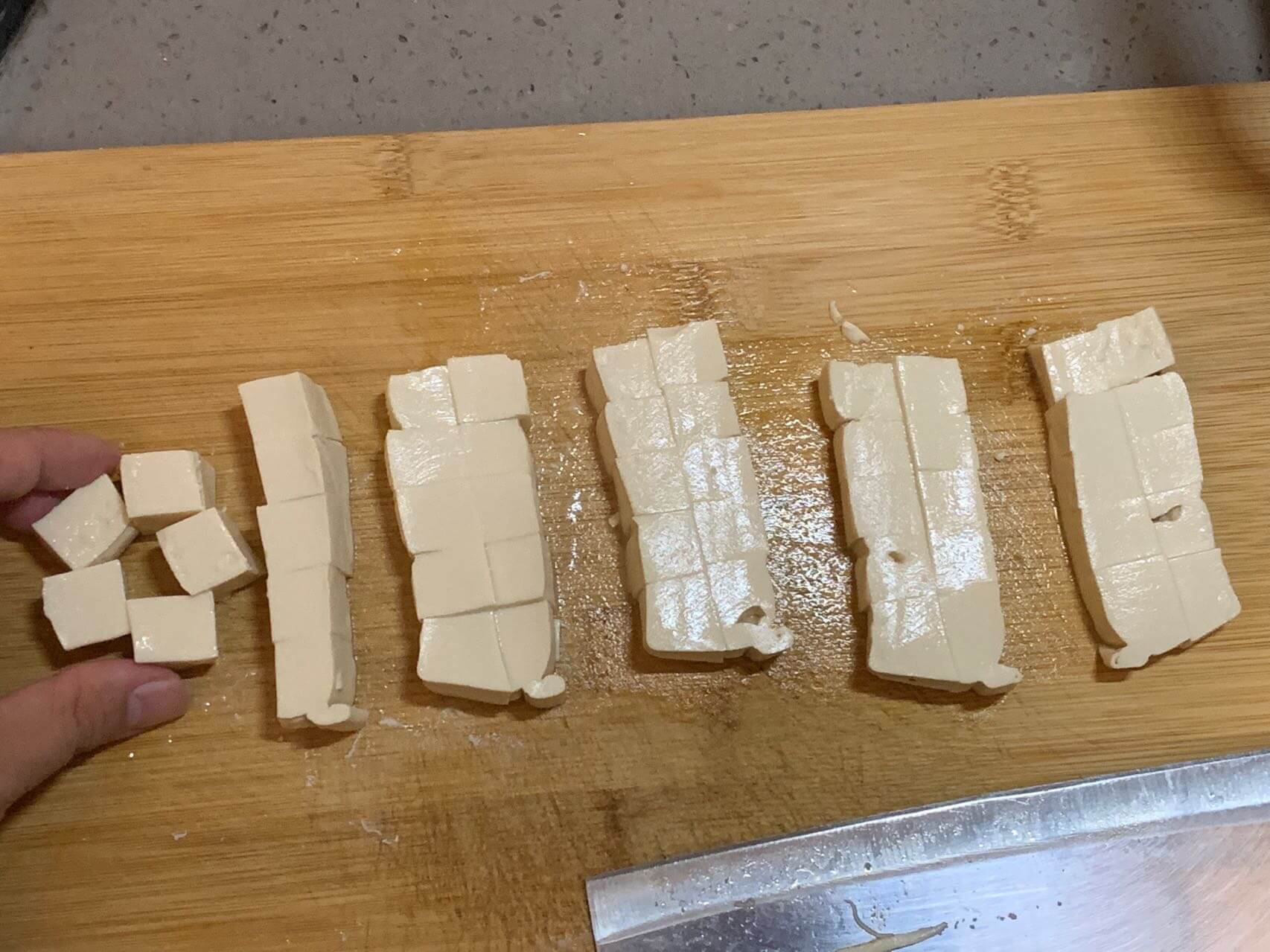 切好的水豆腐