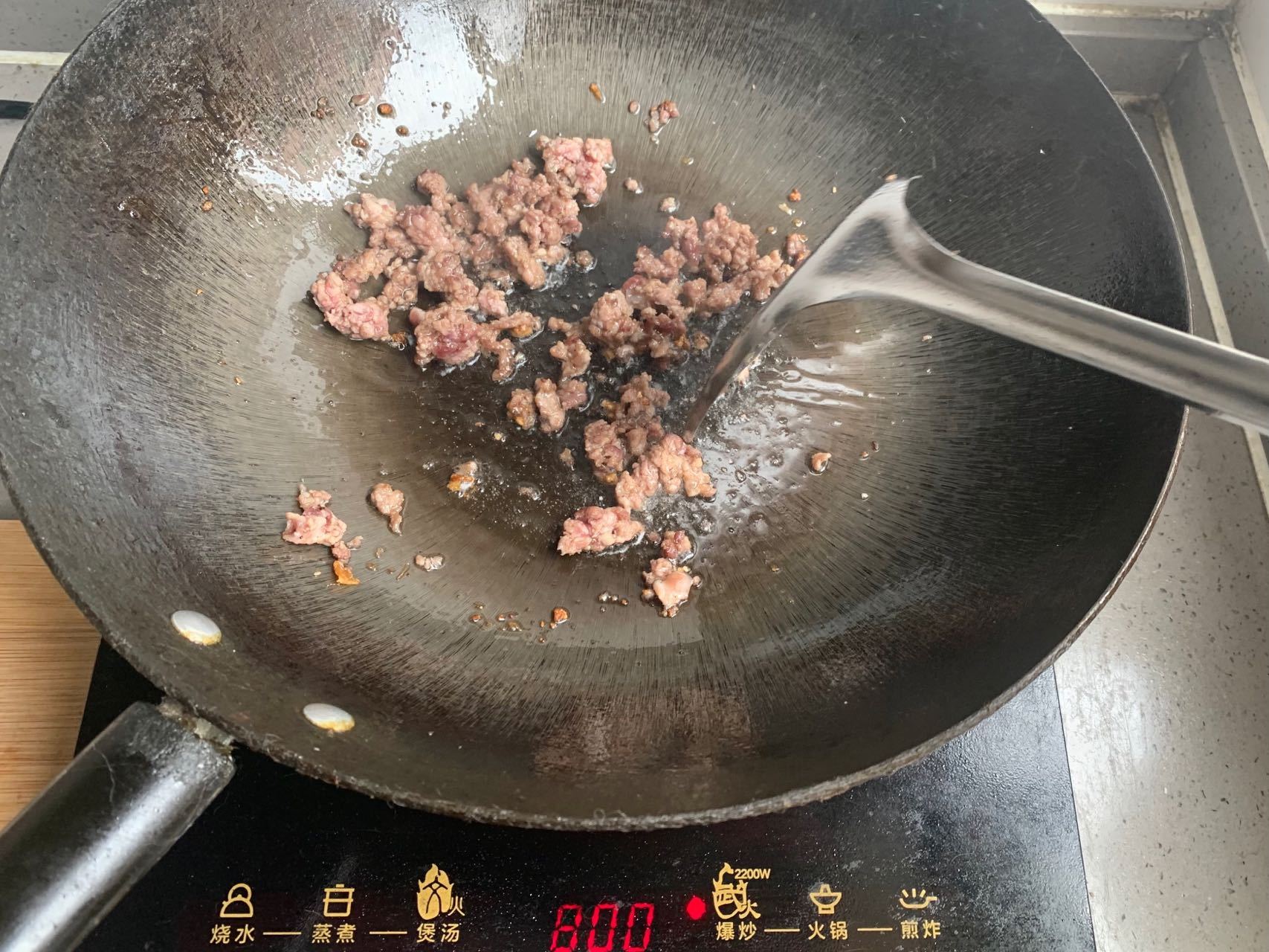 炒熟肉末