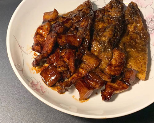 省钱菜谱:4.5元的速成版卤肉卤豆干(5min)