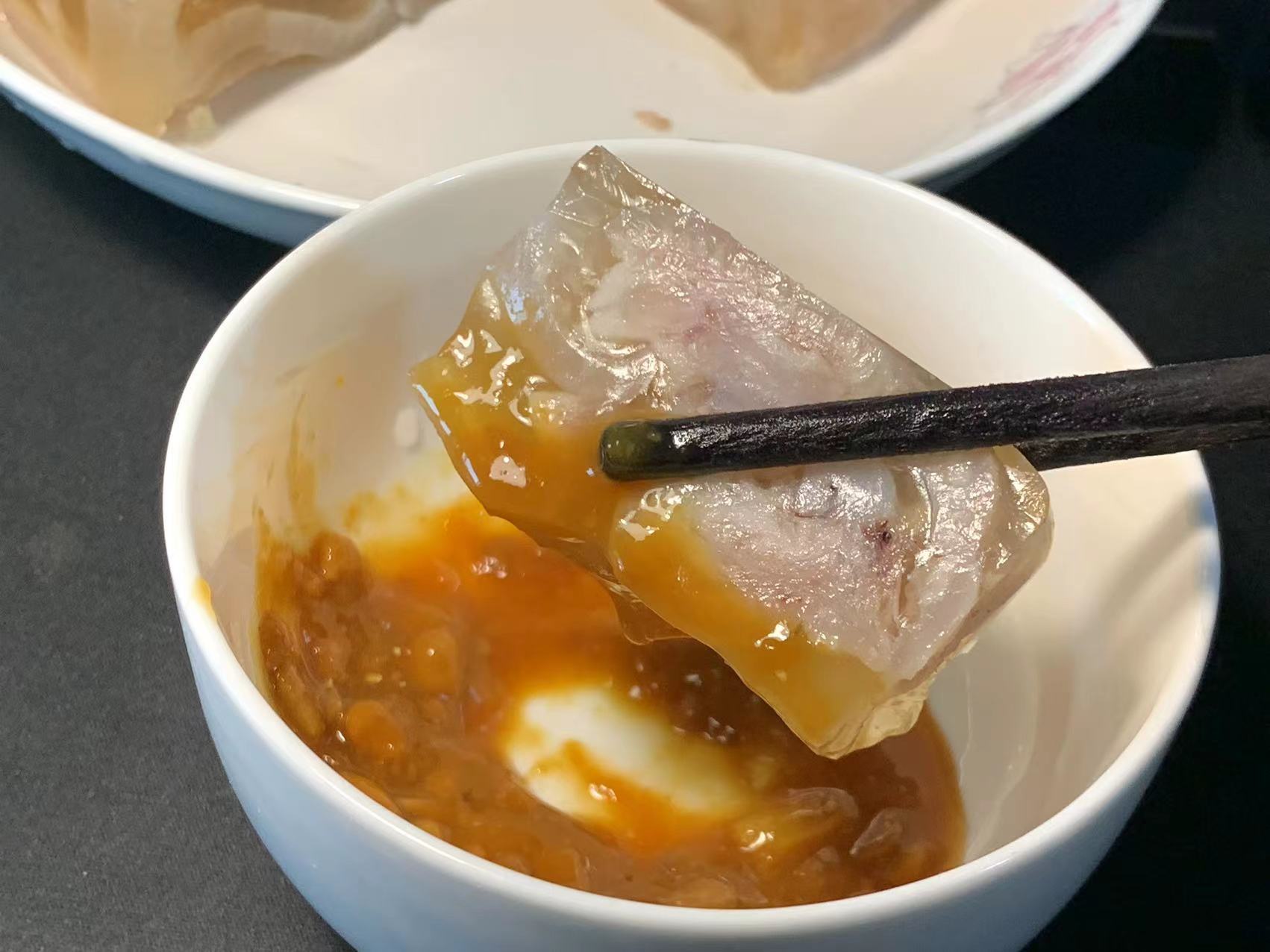 蘸普宁豆酱吃