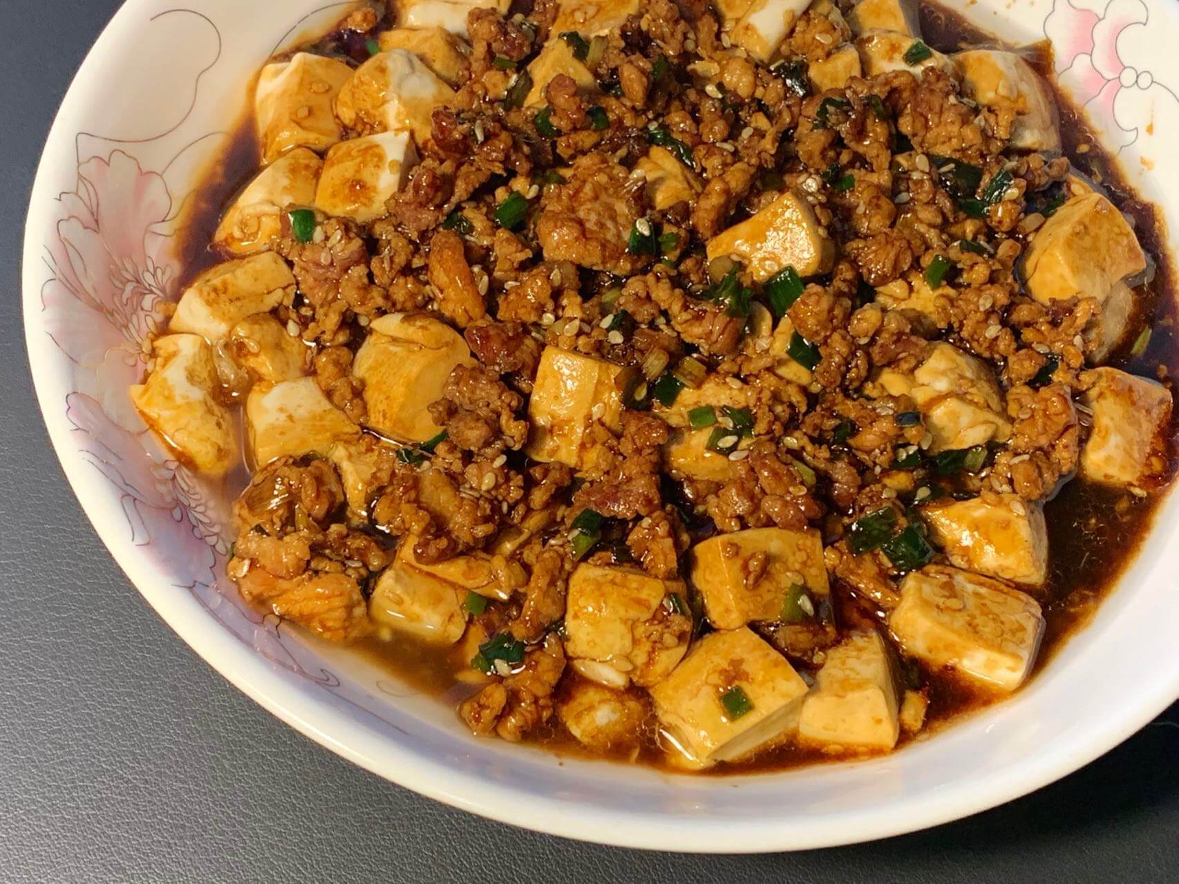成品图:肉酱水豆腐