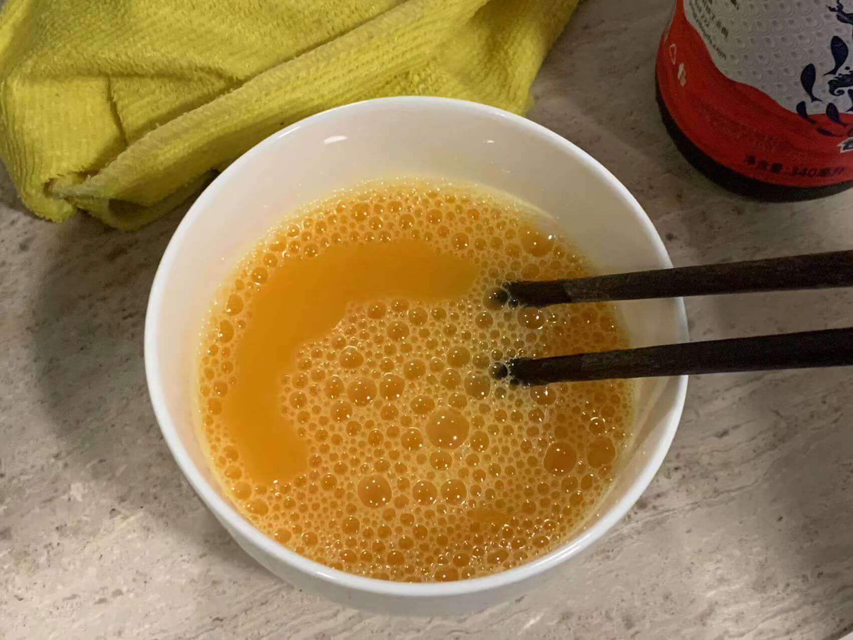 加水和鱼露再次打匀