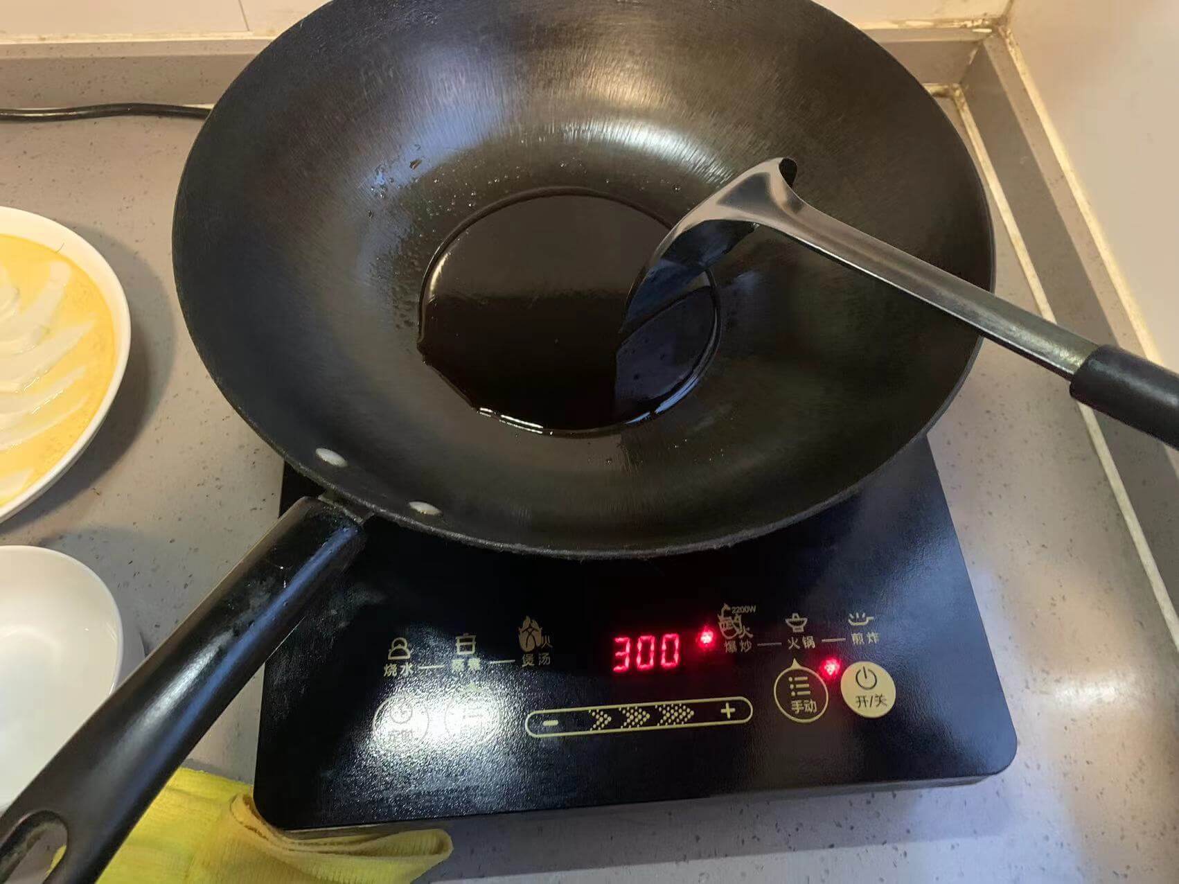 倒入水淀粉一起
