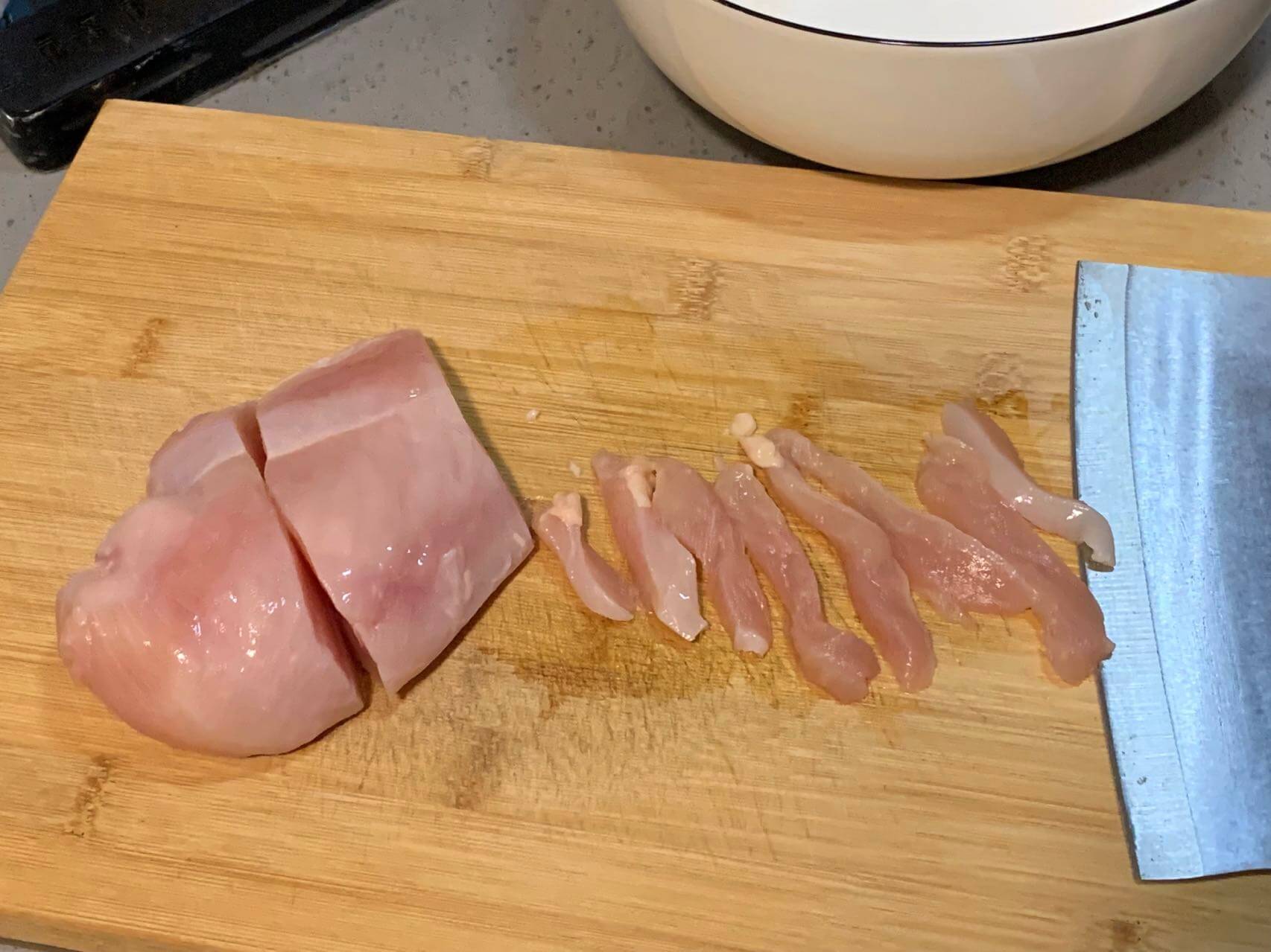 切好的鸡胸肉