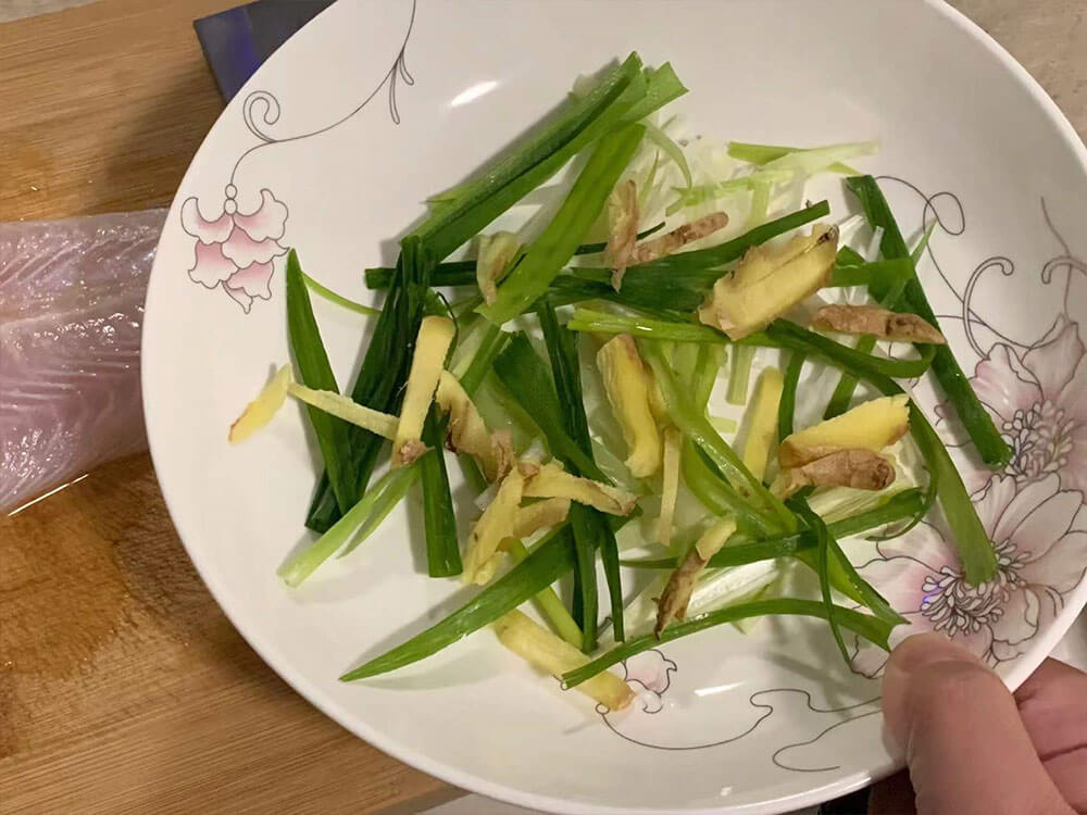 姜葱切丝