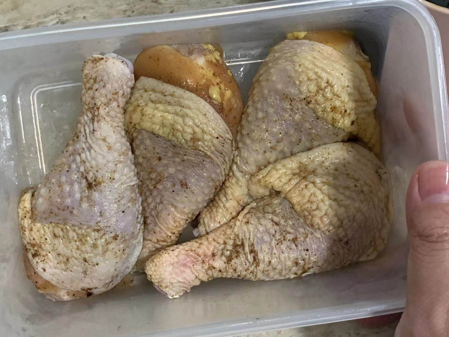 腌制鸡腿