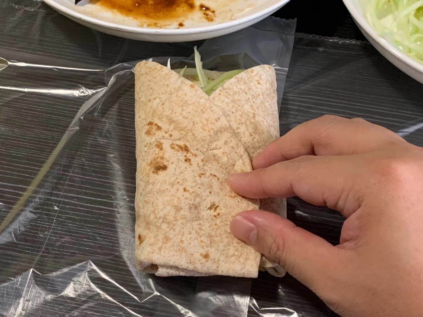 另外一角也折起来