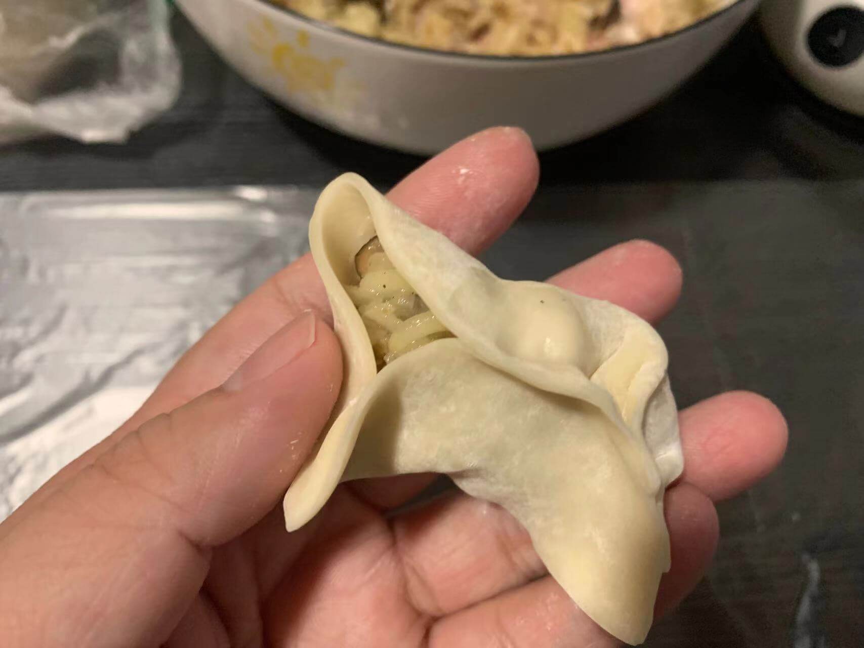 另外一侧也一起包起来