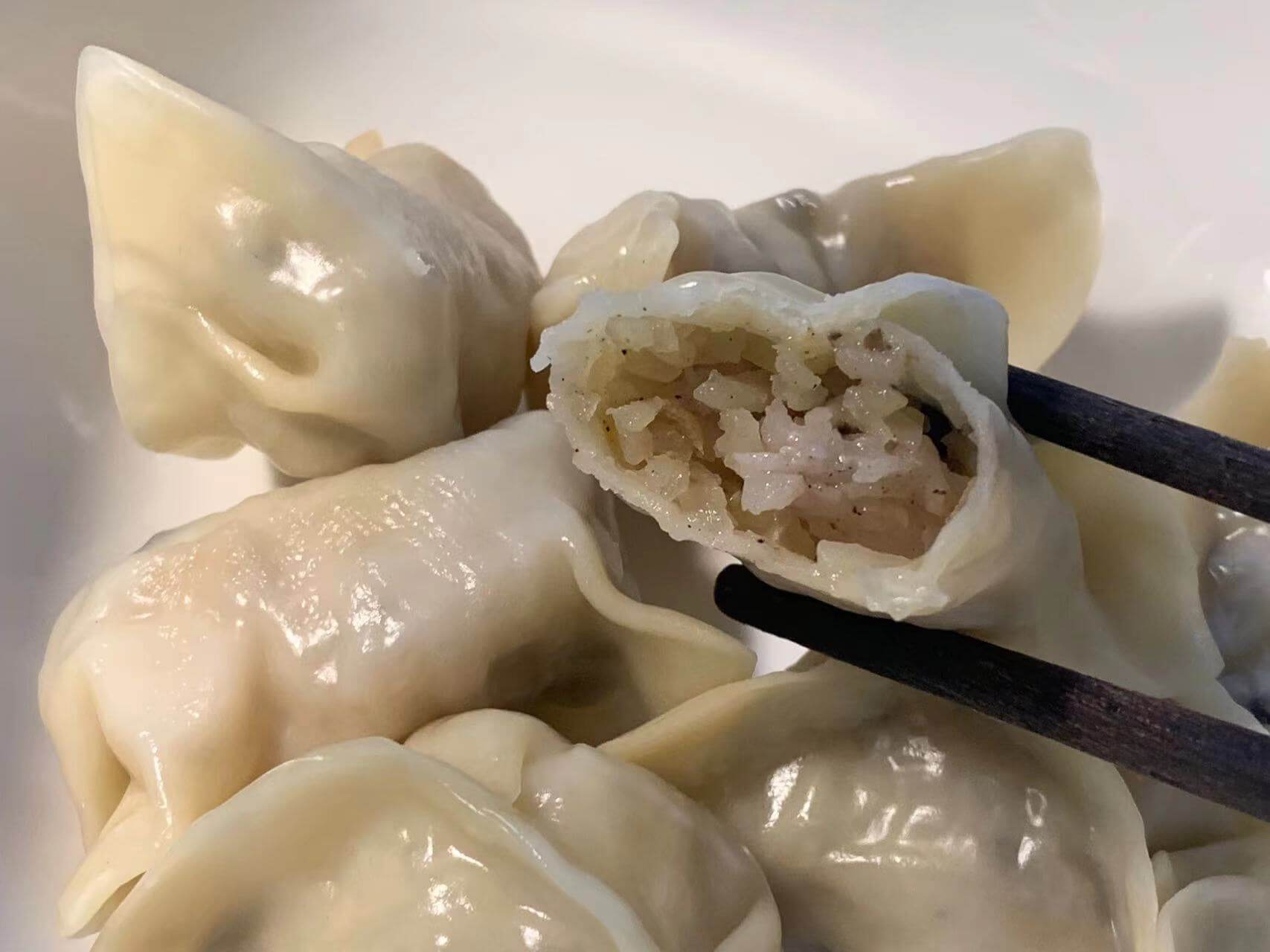 成品图:香菇土豆猪肉饺子