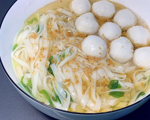 菜谱:简简单单的潮汕鱼丸面(10min)