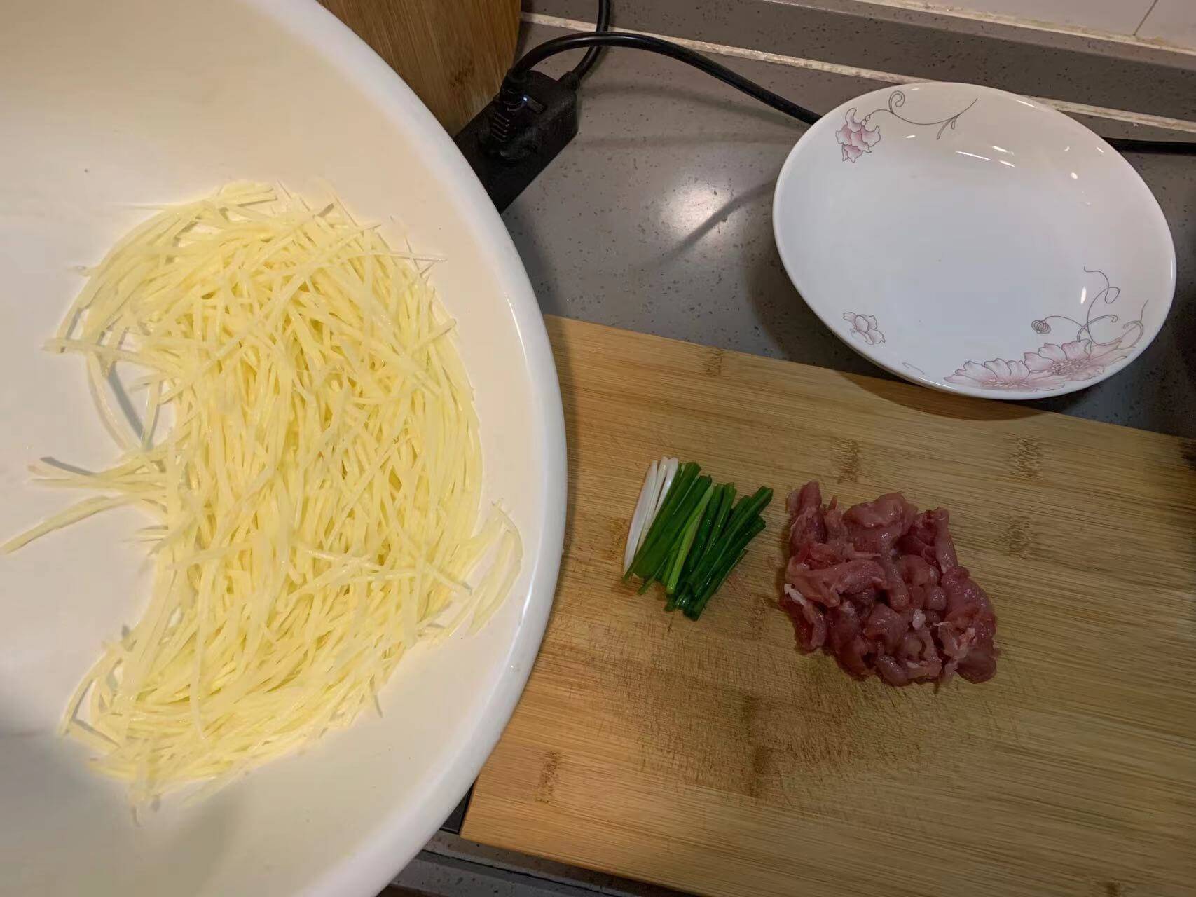 准备好的食材