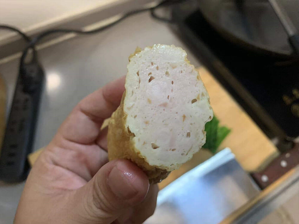 包了腐竹皮的肉卷