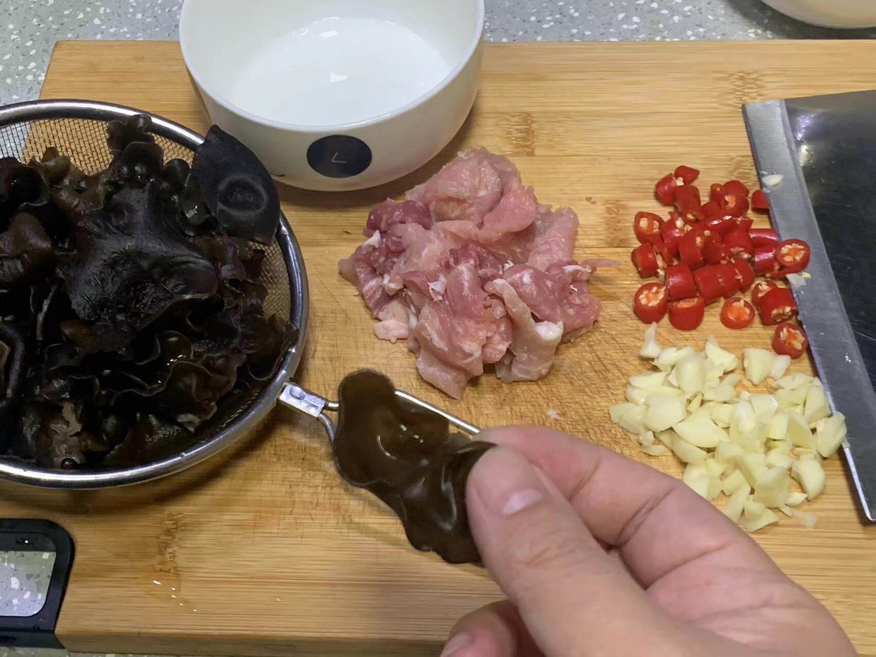 处理好的所有食材