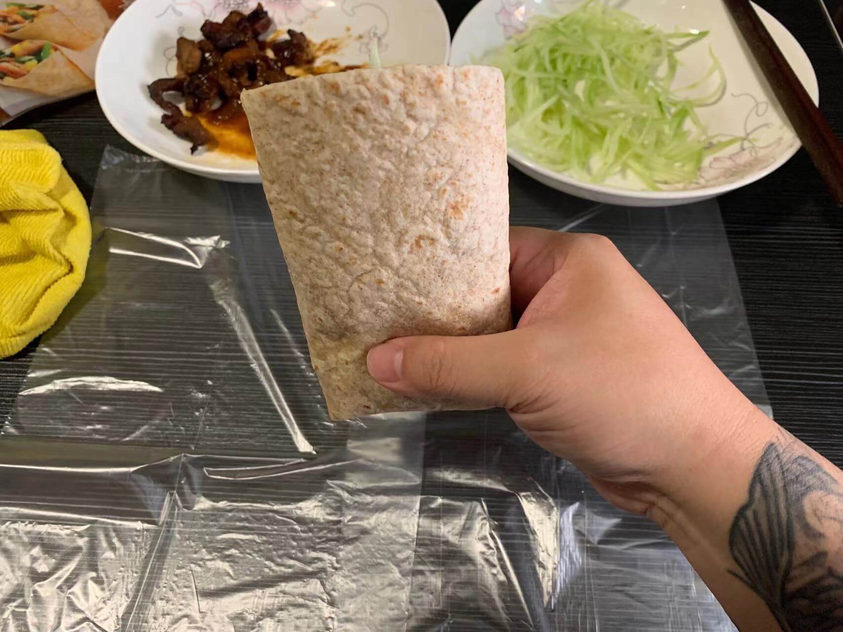 背面