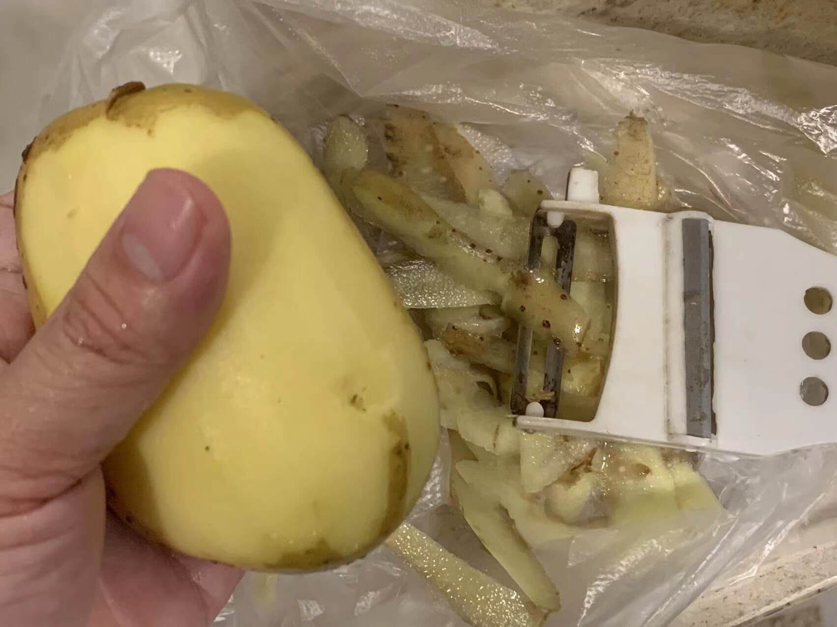土豆削皮