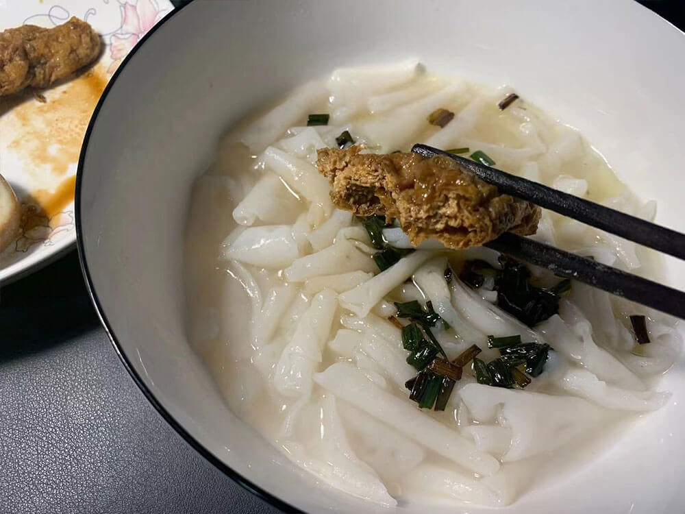搭配卤豆干