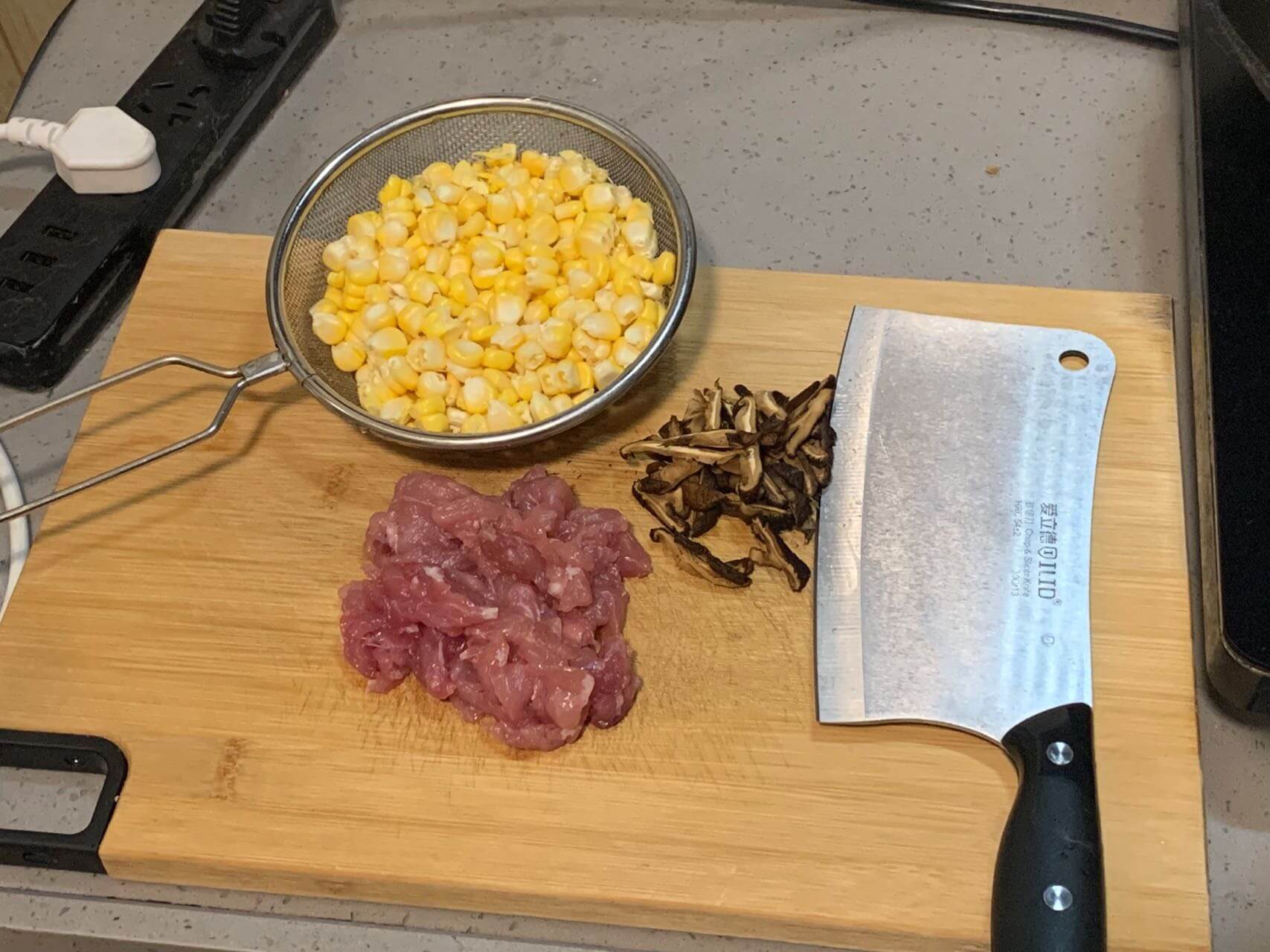准备好的食材