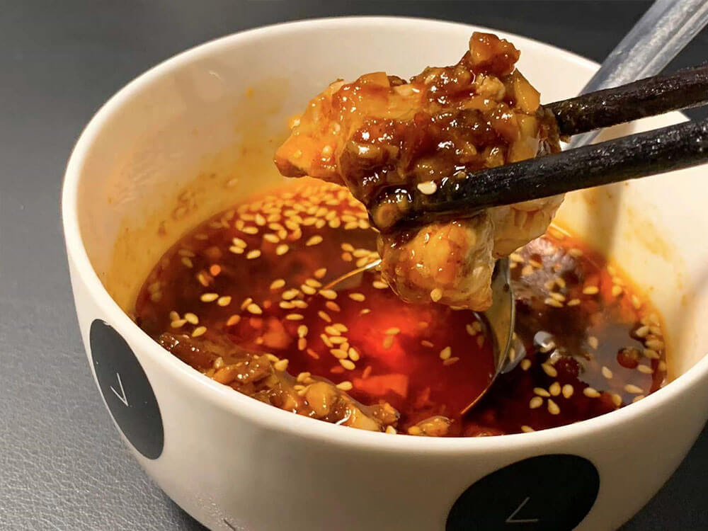成品图:辣酱蘸酱