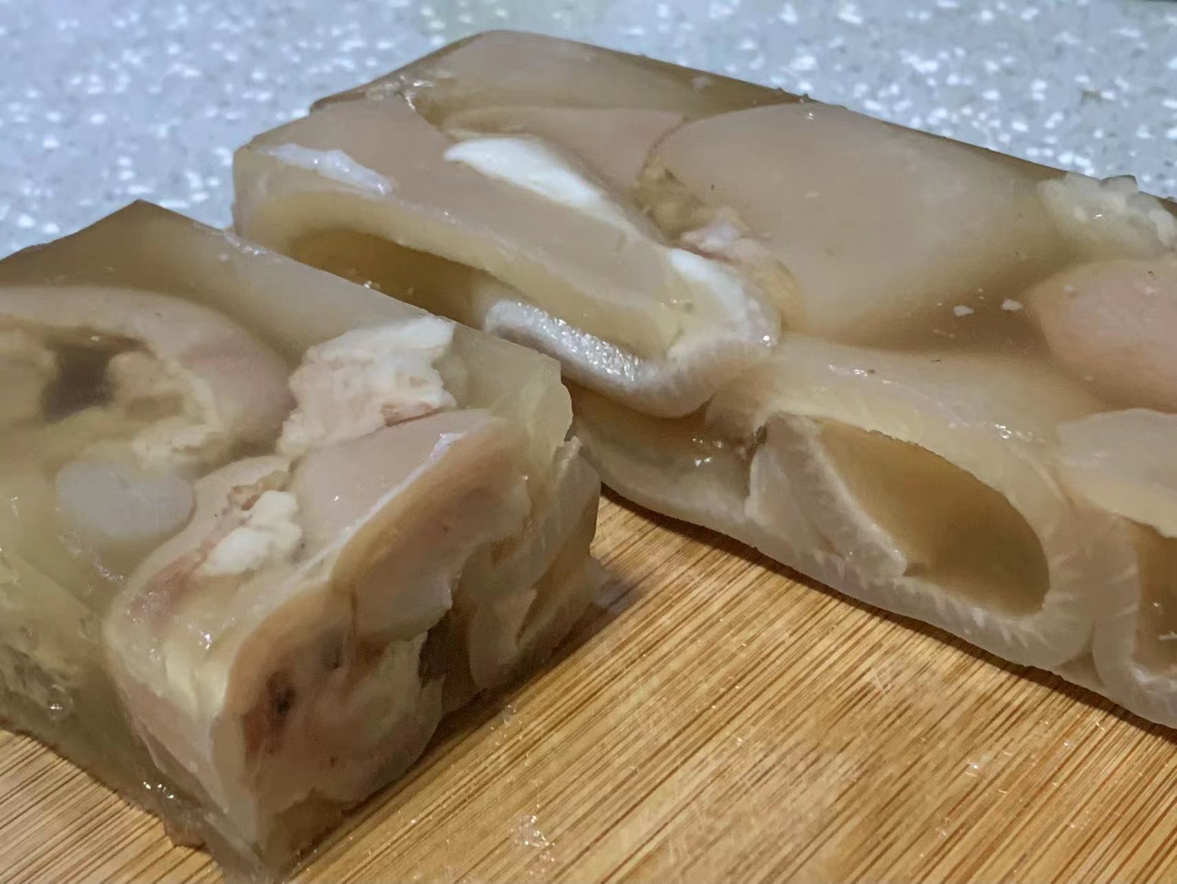 切的时候不会散